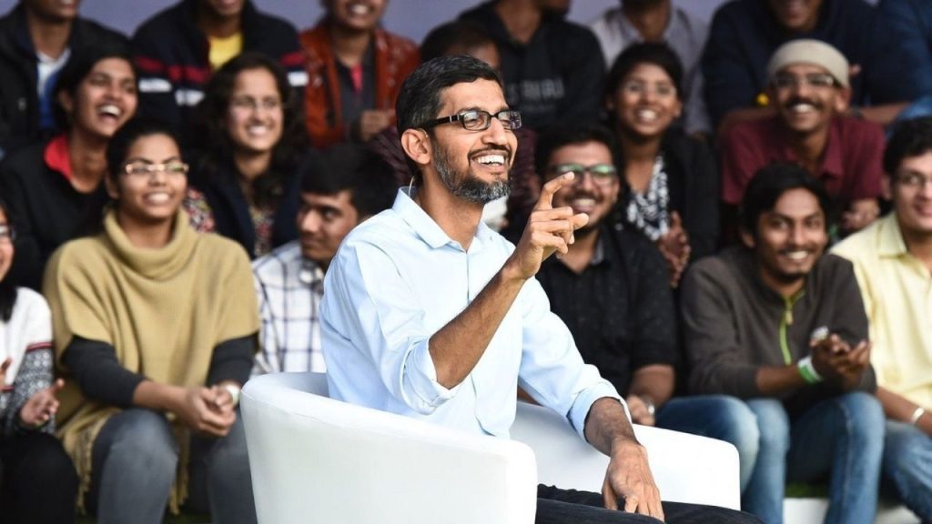 Sundar Pichai ceo of google