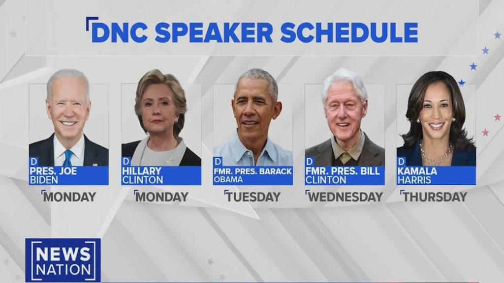 DNC Speaker Schedule 2024